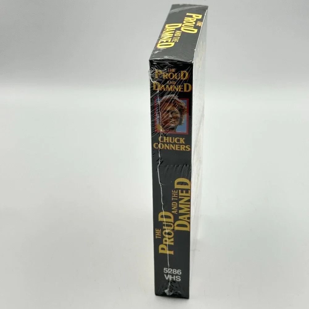 THE PROUD AND THE DAMNED-CHUCK CONNORS VHS‎ (1990) New Sealed